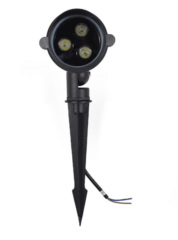 Discontinued Item- FINAL SALE - Limited 30-day Warranty- Price Drop 35%-  LED ground aluminum shell light w  Spike 3Watt