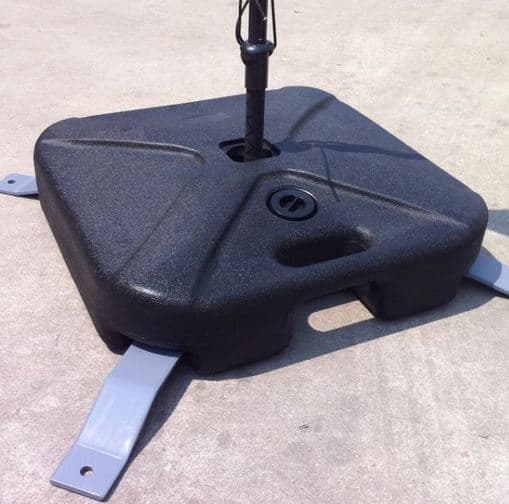 Plastic Water Tank Base for Flying Flag Pole, 45×45 cm (17.72"×17.72")