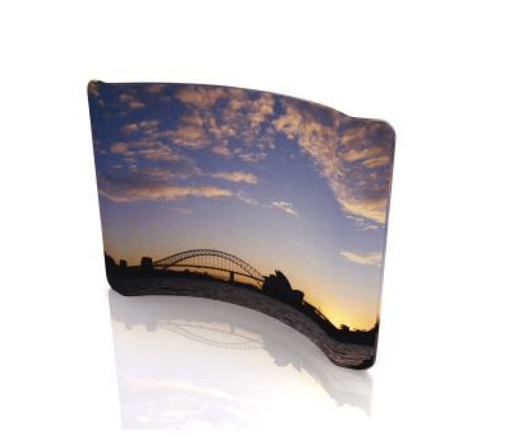 Discontinued Item- W shaped Wall panel display for textile (W)96inx(H)96in