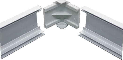 Discontinued Item- Plastic corner for 5-ALF2