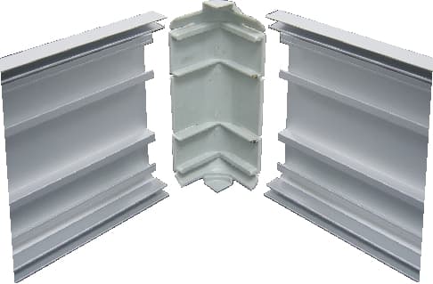 Discontinued Item- Plastic corner for 5-ALF6