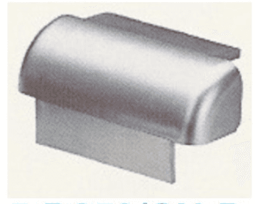 Discontinued Item- Plastic corner for AL  D-XM259