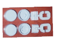 Discontinued Item- Accessory for HD9620 (4 caps & 2 hooks)