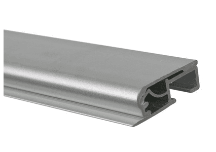 Discontinued Item- Aluminum extrusion 25mmx2.44m round shape open system wall frame