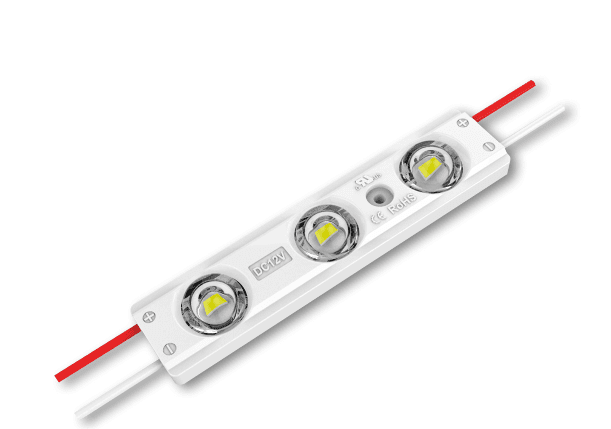 LED Sign Module, SMD2835 3-LED, 1.32 W, 3000 K, 12 VDC, IP65, 160-Degree Beam, UL Listed