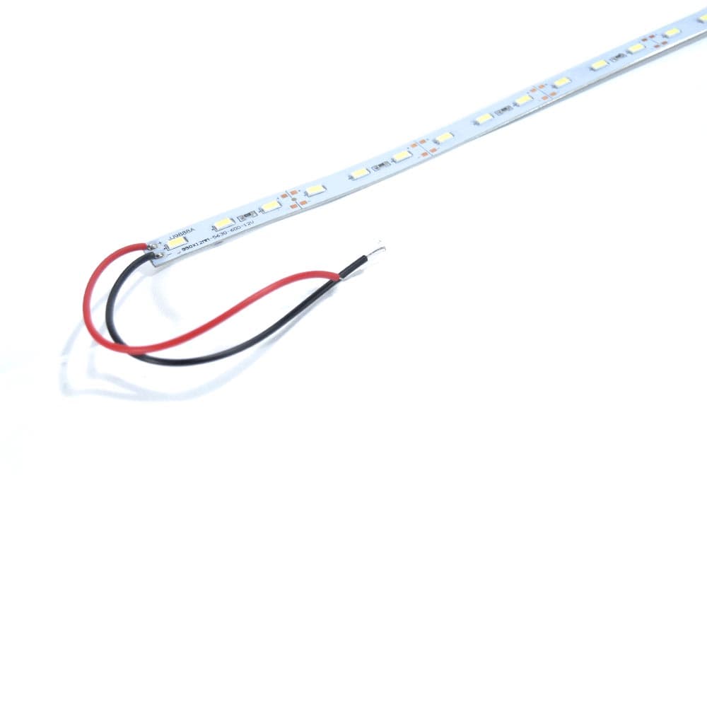 Discontinued Item- Rigid strip White 6500k (W)12mmX(L)1m 15watt  60 Leds 5730 1 end wire 48in other end 4.5in