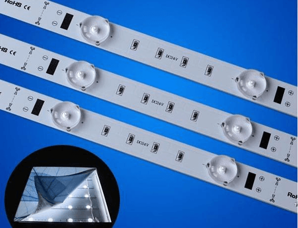 Rigid LED Strip Module, SMD3030, 12V DC, 6500-7000K, 20W Assembly