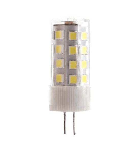 G4 LED Bulb, 5W, 12V, 6000K, 400 Lumens, SMD2835, Aluminum, White