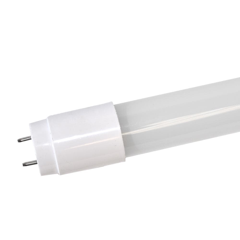 Discontinued Item- LED T8 Frosted Glass Tube 48in 18watts  100-277VAC White 6500K. 1800Lumin 2 end connection Frosted Cover