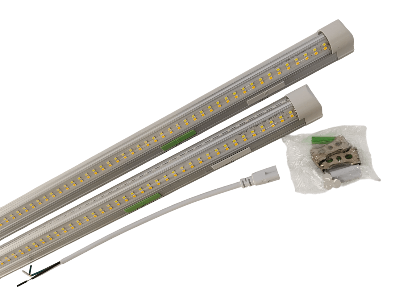 4 ft V-Shape Integrated LED Tube, 18-32 W Selectable, 6 CCT, 270-Degree Beam, ETL