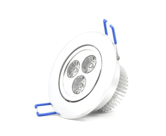 RGB LED Ceiling Spot Light, 3W, 900 Lumens, Remote Control, 120V