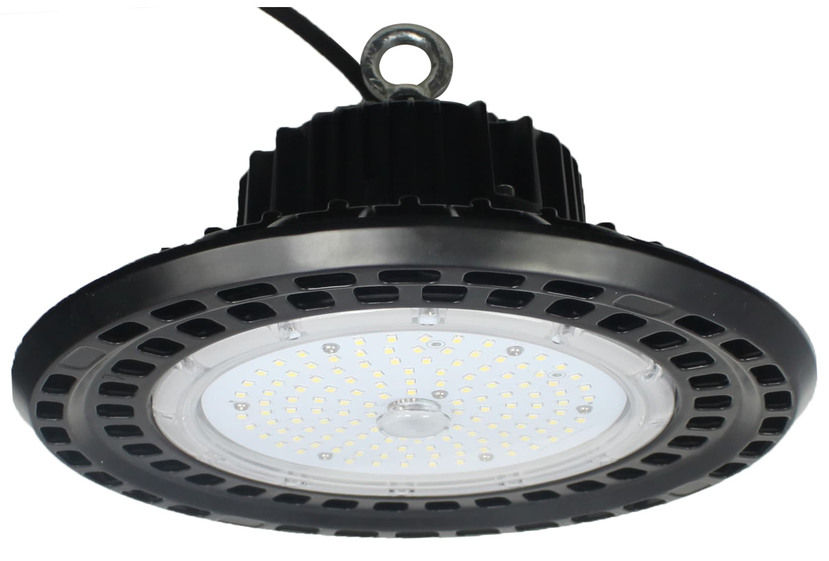 Discontinued Item- Lumipro ETL-G Series UFO Highbay 200W LED UFO Highbay 24000LM 100-277VAC 5000K Epistar Chip 120 degrees beam angle 8mm lens 1M pigtail IP65 cETLus DLC 5 YEAR WARRANTY