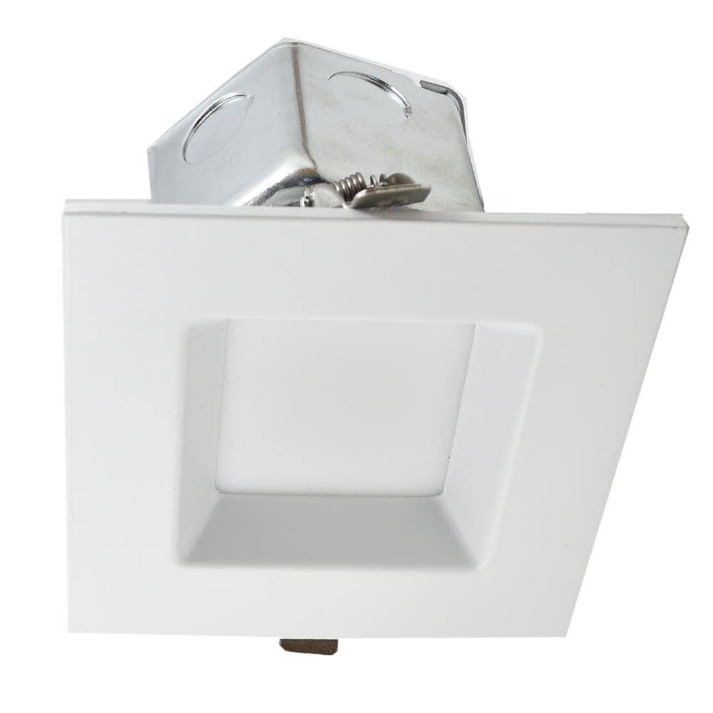FINAL SALE-LIMITED 30-day Wrnty. Lumipro 6in C Series LED Downlight  15watt 1250lm  4000K  5in cutout  7.5in dia  CRI>80  120VAC  Dimmable