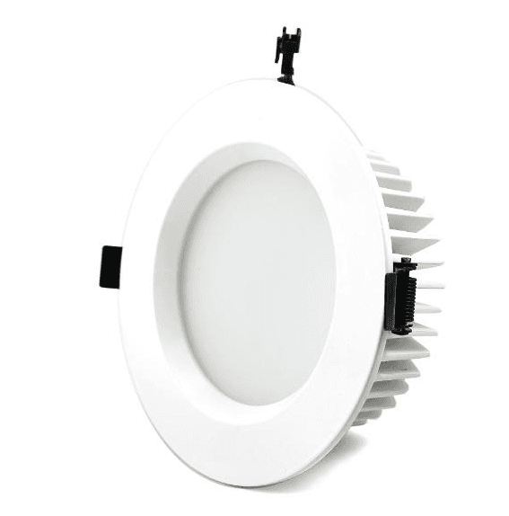 Discontinued Item- 6in 10watt Round heavy duty ceiling light White 6000k Input 85-260VAC Hole 4 1  2in