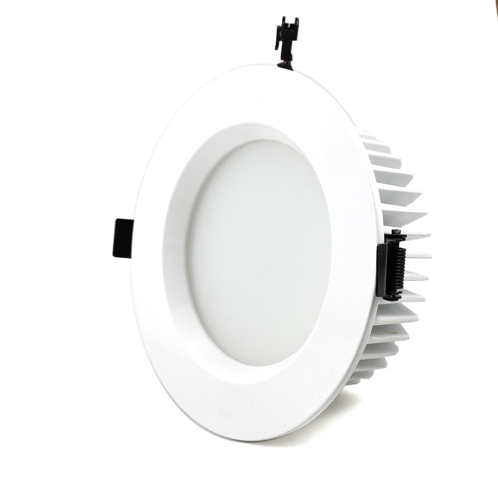 Discontinued Item- 6in 10watt Round heavy duty ceiling light Warm white 3000k Input 85-260VAC Hole 4 1  2in