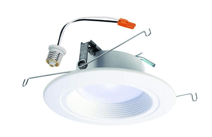 Discontinued Item- Baffle Trim ETL listed 5in-6in Retrofit ceiling lamp 15watt