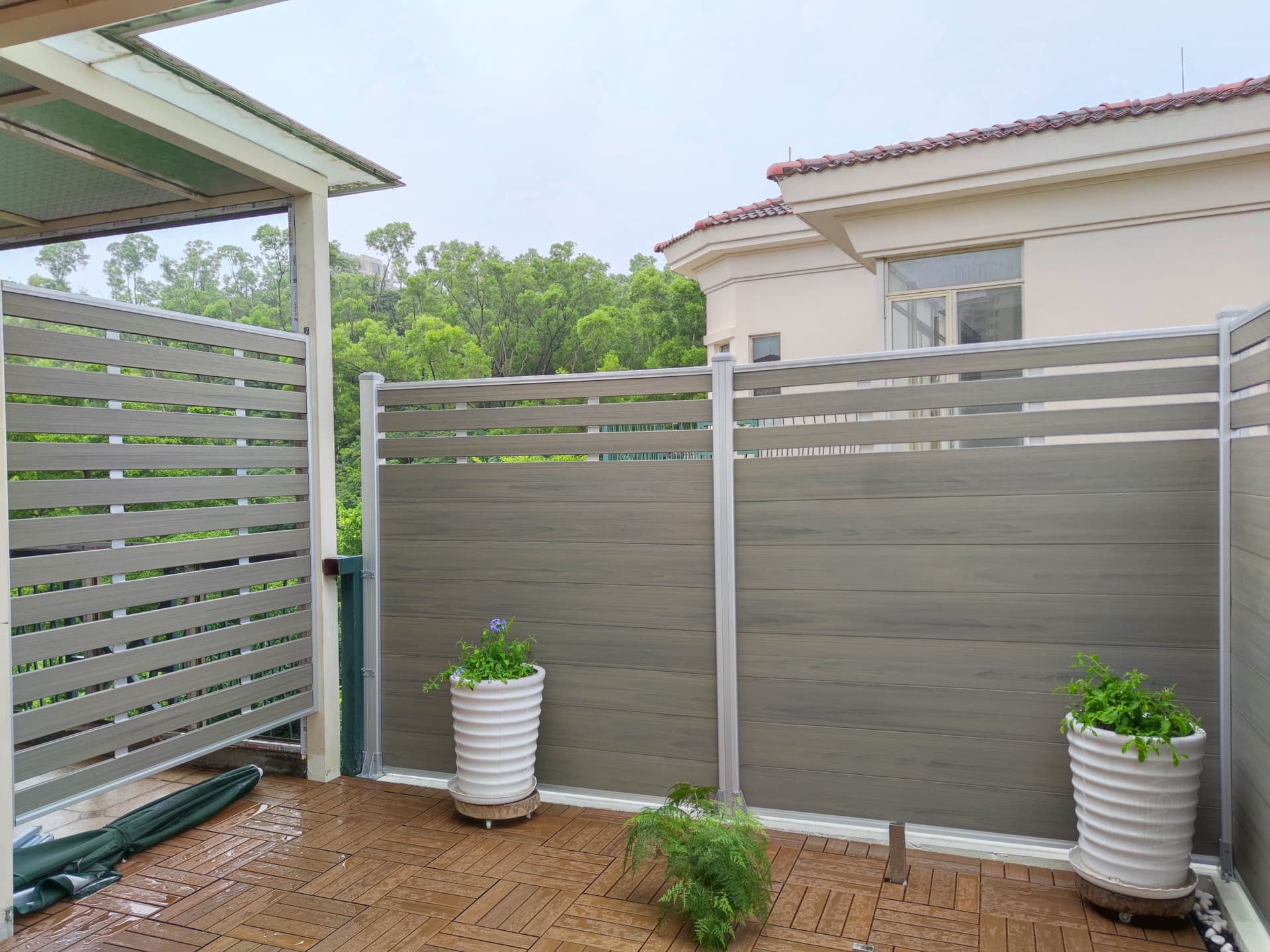 Fencing WPC Panel Dim 1760x180x25mm Color Antique