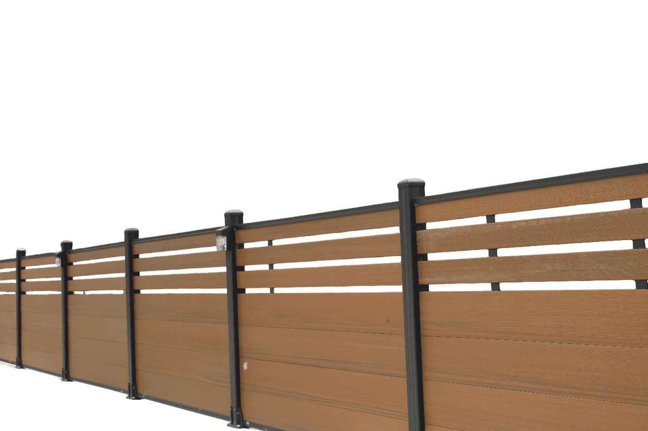 Fencing WPC Panel Dim 1760x180x25 mm Color Teak