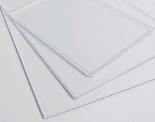 Discontinued Item- Polystyrene PS board Clear 1.22mX2.44mX3mm (1  8in)