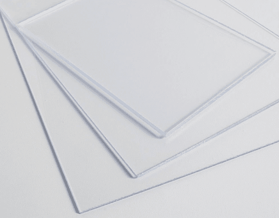 Discontinued Item- Polystyrene PS Clear Board 4ftx8ftx8mm (1.22mx2.44mx8mm) (5  16in)