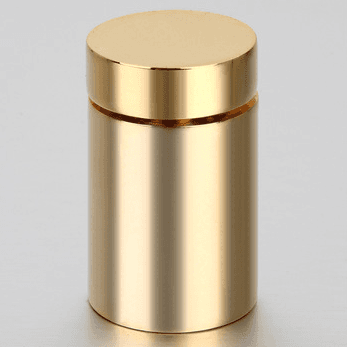 Discontinued Item- Board support Gold (W)22mmX(H)25mm (Height 1in Diam. 7  8in) 6 pcs/bag