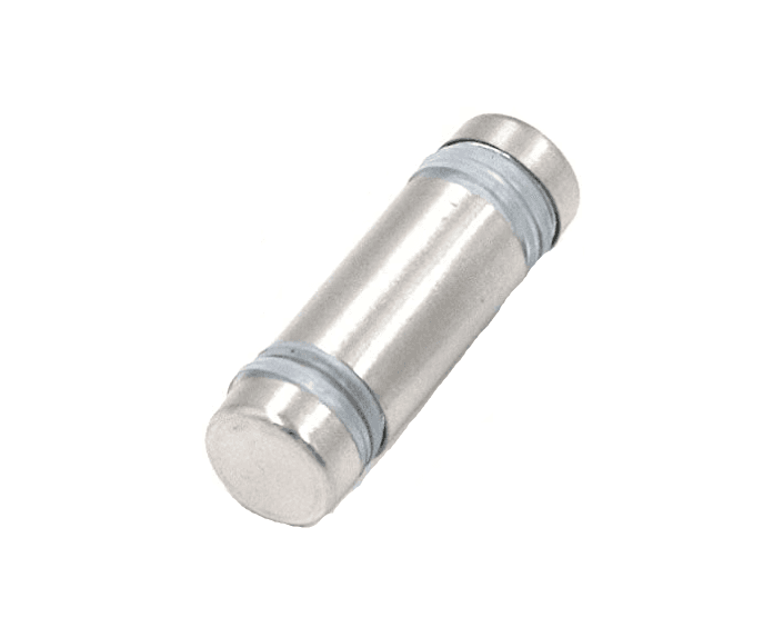 Stainless Steel Hollow Standoff, Double-Sided Matte, 12x40mm, 15mm Screw, 4-Pack