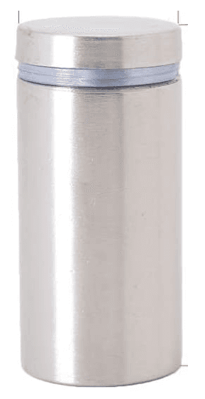 Board support brush silver (W)25mmX(H)70mm ( height 2.75" x width 1") 2 pcs/bag