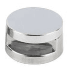 Discontinued Item- Stainless steel board holder for wall for thickness 1  8in dia  22mm