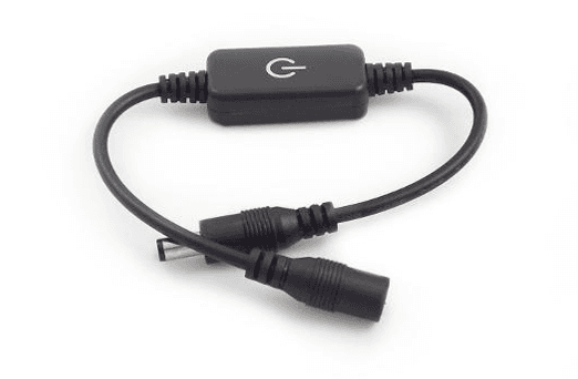 1 channel black mini touch dimming switch, 12VDC(72w), 24VDC(144w) - Indoor use only, not waterproof