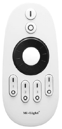 RF Remote w/ Scroll Wheel, 1Ch, 4zone, Pair with 5IN1 controller