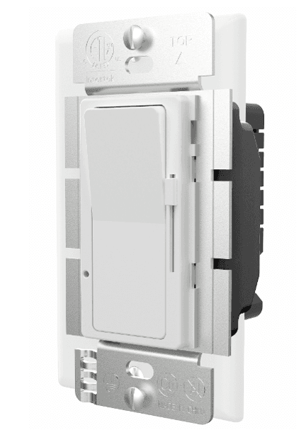ETL Listed LED Wall Panel Dimmer Switch, Single Pole & 3 Way, 120V, 60Hz, 150W max for LED/CFL, 600W for INC lamps, AC, 1 year limited warranty