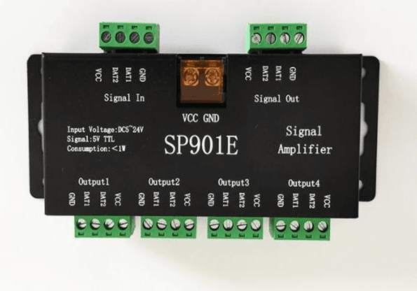 Signal Amplifier, DC 5V–24V Wide Voltage, 5V TTL Compatible, Cascadable
