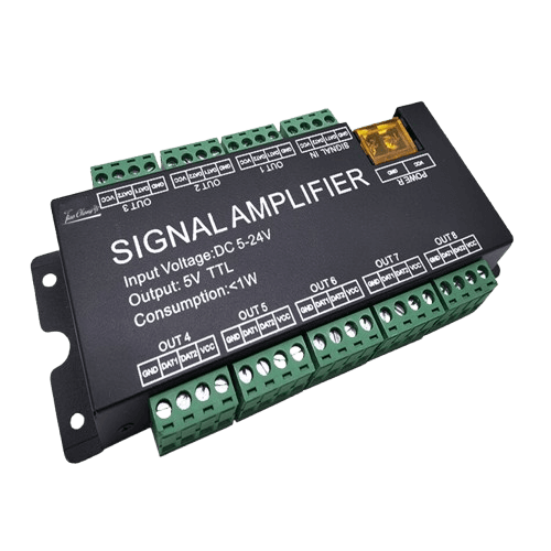 8-Output SPI Signal Amplifier, DC 5V-24V, Multi-IC Compatible
