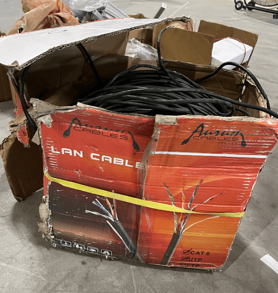 Lan cable, Cat 6, Black Jacket