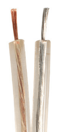 SOLD BY ROLL 22 AWG, Clear speaker wire, 17/0.14TS, OD: 1.6*3.2mm, with reel, 100 ft(30.5m)/roll