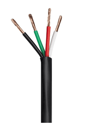 Discontinued Item- 18 AWG 4 wire cable with PVC jacket 660 Feet(200m)  roll price  feet