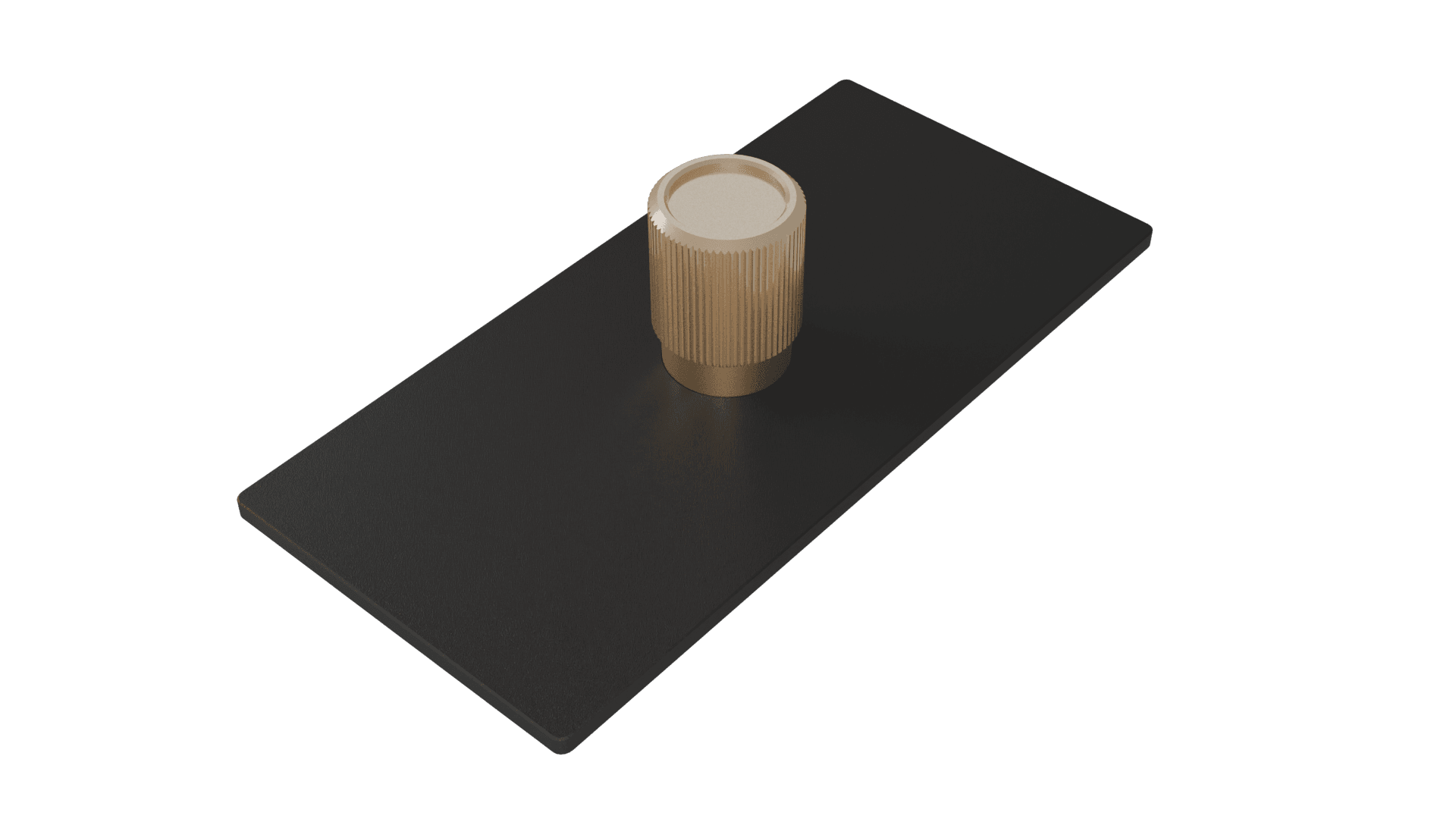 Dimmer Switch, Black and Gold Finish, Vintage Decorator Style