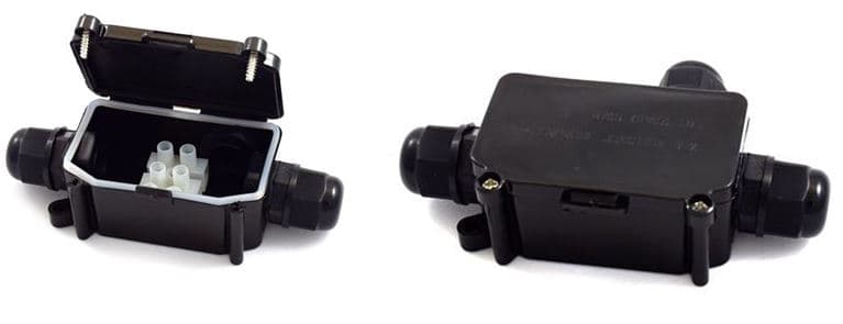 IP66 Waterproof Junction Box, 3-Port PG9 Connector, 20A/450V AC
