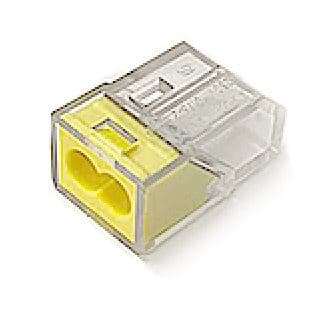 2-Port Push-In Wire Connector for Copper Wire, 22–12 AWG, 600V