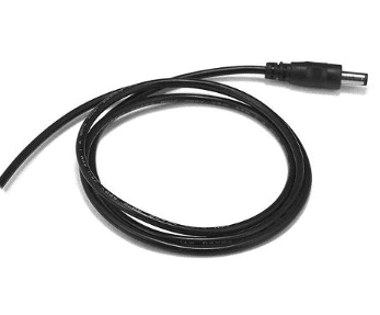 DC 3.5 x 1.35 mm Male Connector Plug, 20-Inch 22 AWG UL2464 Lead, 5-24 V, 3 A