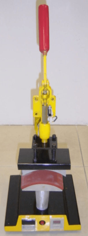Discontinued Item- Heat Press Machine for Cap 110VAC  380Watts Heat Area 8.5x15cm