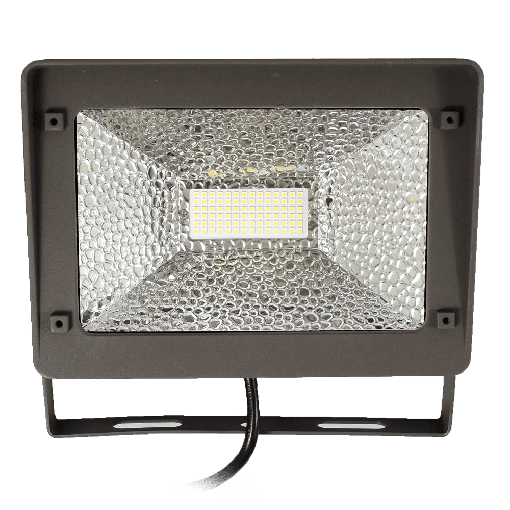 30W LED Flood Light, 5000K, 3,600 Lumens, IP65, Photocell Sensor