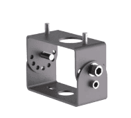 Trunnion Bracket Mount for 150W LED Flood Light, SGCC Galvanized Steel, RAL8019 Powder Coat