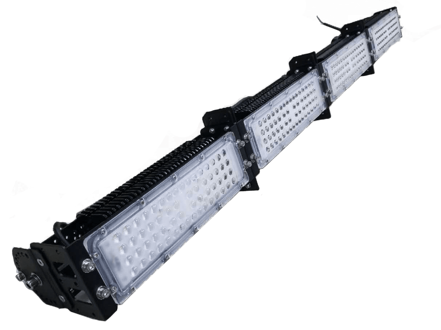 Discontinued Item- T Series  100-265VAC Lumen 5000LM under 100% brightness Size 315x88x227mm Material Aluminum+Glass Chip SMD