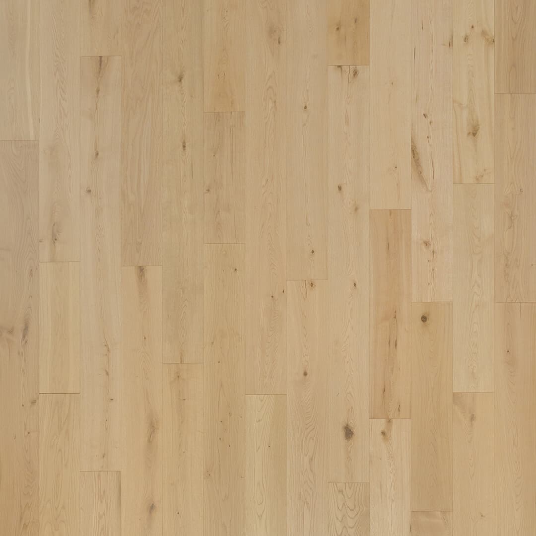 European Oak Light Rustic WPC Flooring, Belver Finish, 4mm, 0.625 ft Wide