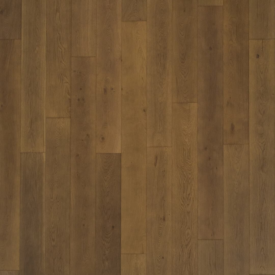 European Oak Light Rustic WPC Flooring, 4mm Thick, 7.33 ft Planks, 28.42 sq ft/Box
