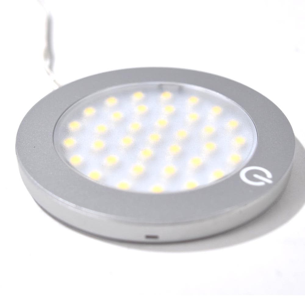 Discontinued Item- LED kitchen light w  touch switch 12V  2.8watt Diameter 68mm White 5000k
