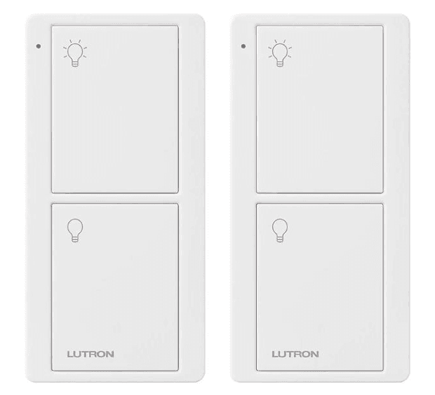 Discontinued Item- Lutron PJ2-2B-GWH-L01-2 White Pico Remote for Caseta Smart Home Switch