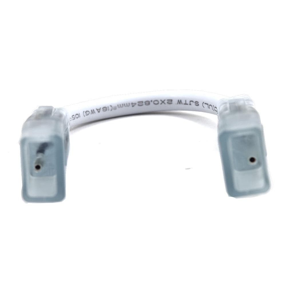 Both end connector with 4" cable  for Flex strip M-H-57 & M-H-28