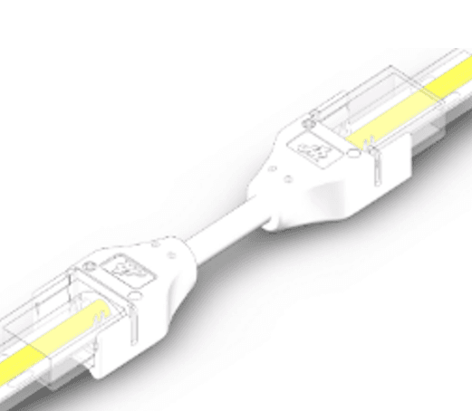 Strip-to-Strip Connector for 110V COB & SMD LED Strip, 10mm PCB, IP65